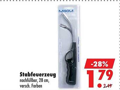 Stabfeuerzeug