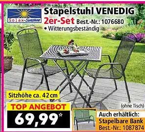 Stapelstuhl VENEDIG 2er-Set