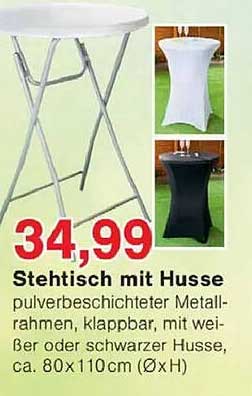 Stehtisch mit Husse