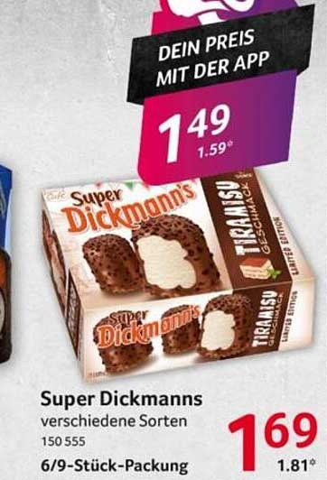 Super Dickmanns verschiedene Sorten 6/9-Stück-Packung
