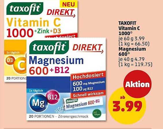 TAXOFIT Vitamin C 1000