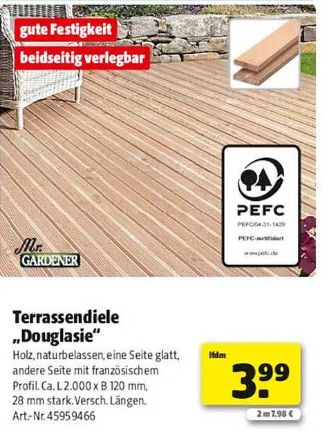 Terrassendiele „Douglasié“