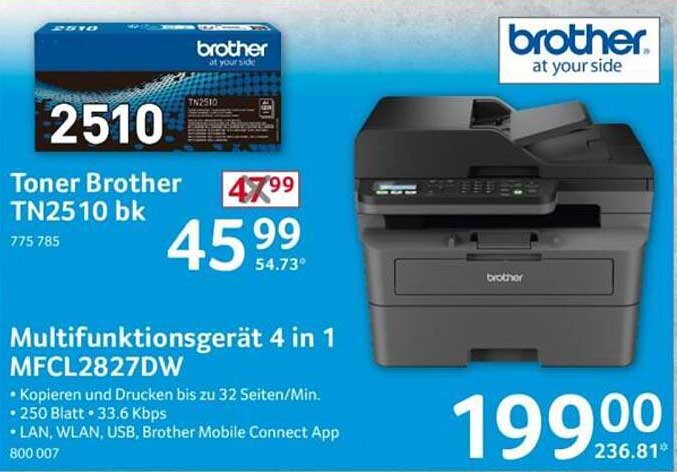 Toner Brother TN2510 bk