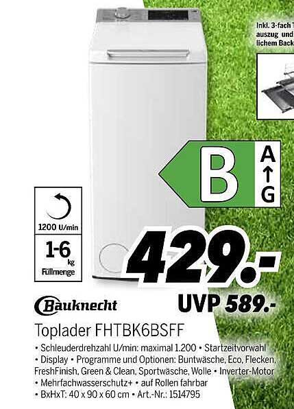 Toplader FHTBK6BSFF