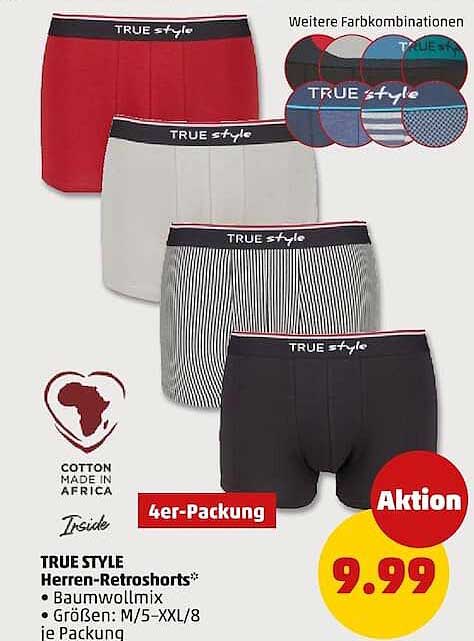 TRUE STYLE Herren-Retroshorts*