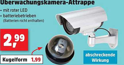 Überwachungskamera-Attrappe