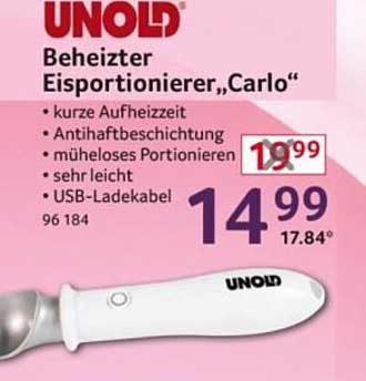 UNOLD Beheizter Eisportionierer „Carlo“
