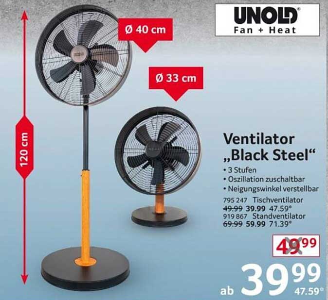 Ventilator „Black Steel“