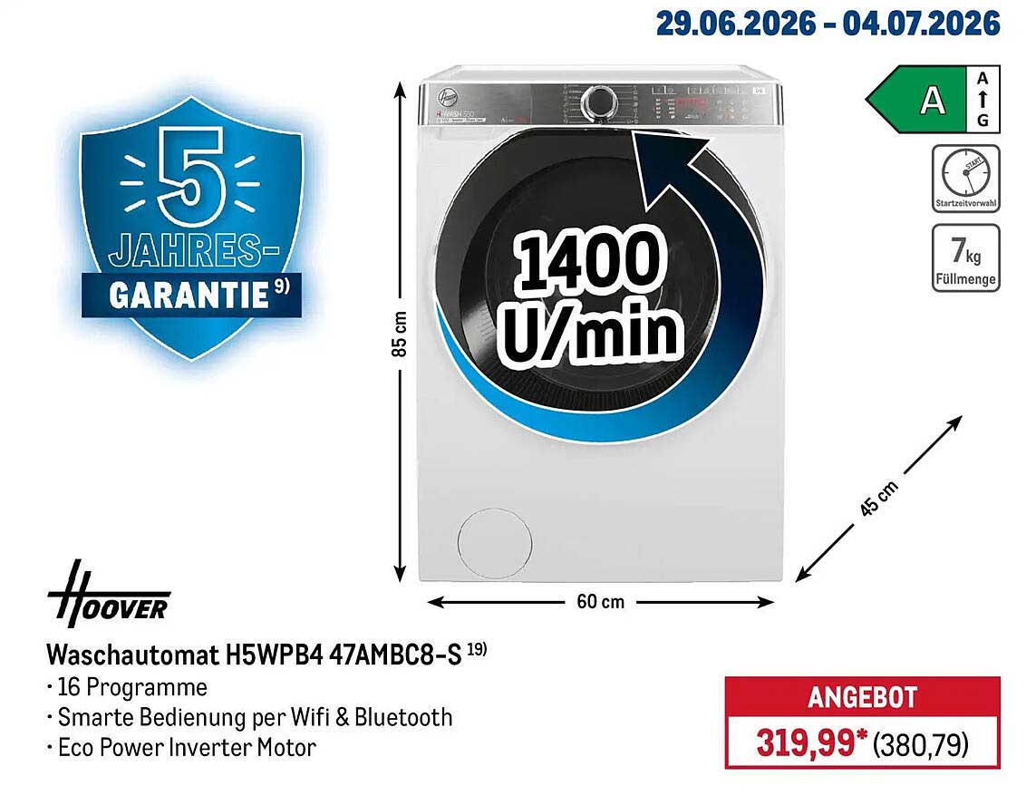 Waschautomat H5WPB4 47AMBC8-S