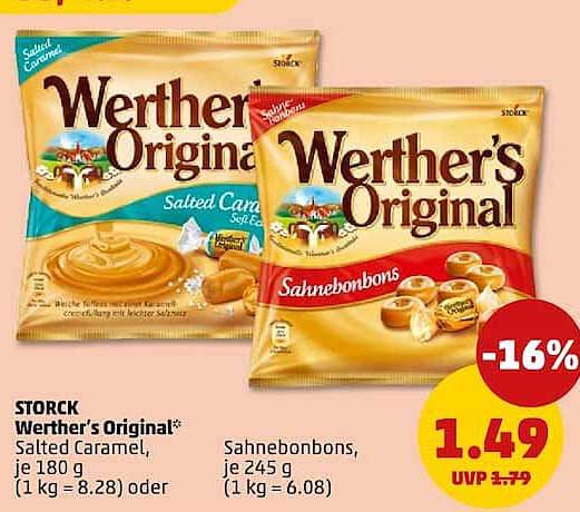 Werther's Original® Salted Caramel, Sahnebonbons