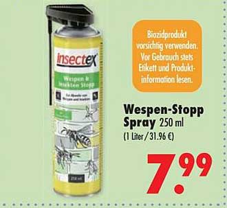 Wespen-Stopp Spray 250 ml