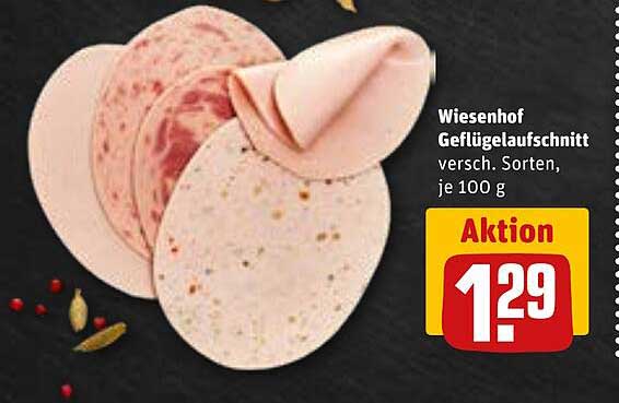 Wiesenhof Geflügelaufschnitt versch. Sorten, je 100 g