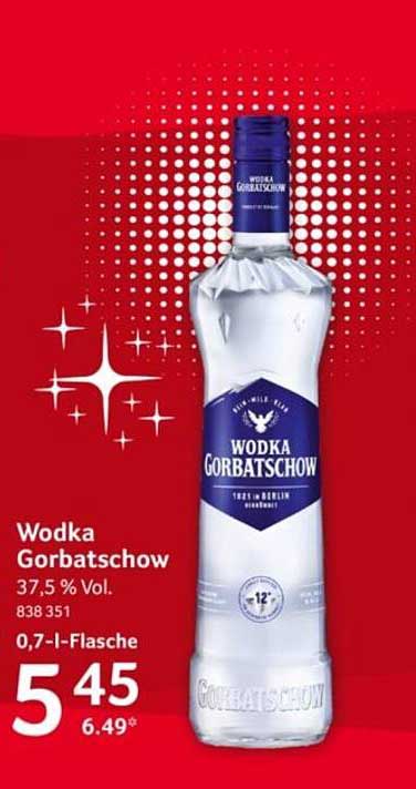 Wodka Gorbatschow 37,5 % Vol. 0,7-l-Flasche