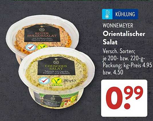WONNEMEYER Orientalischer Salat