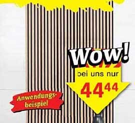 Wow! bei uns nur 44⁴⁴