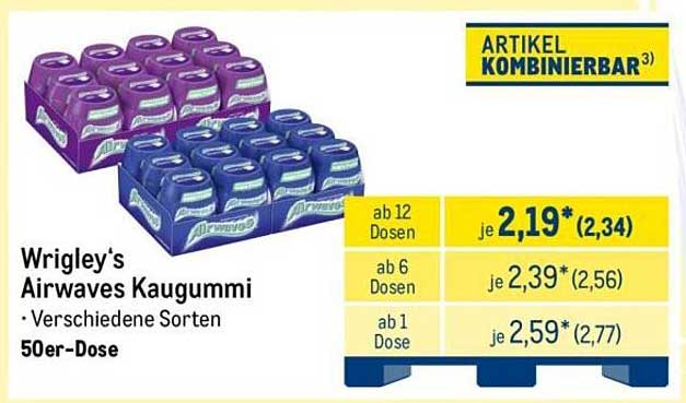 Wrigley's Airwaves Kaugummi