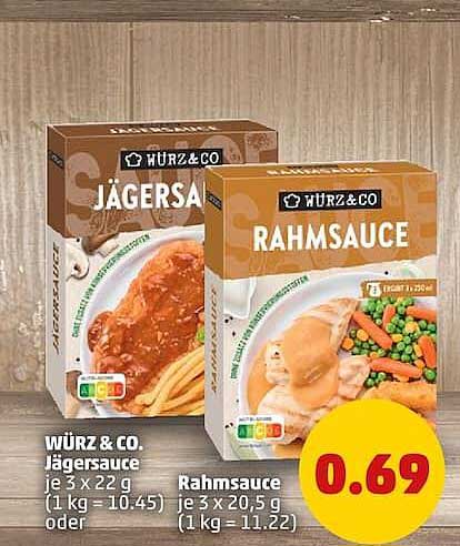 WÜRZ & CO. Jägersauce oder Rahmsauce