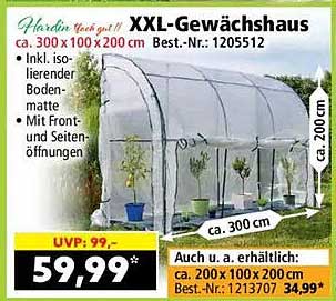 XXL-Gewächshaus