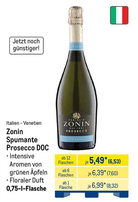 Zonin Spumante Prosecco DOC