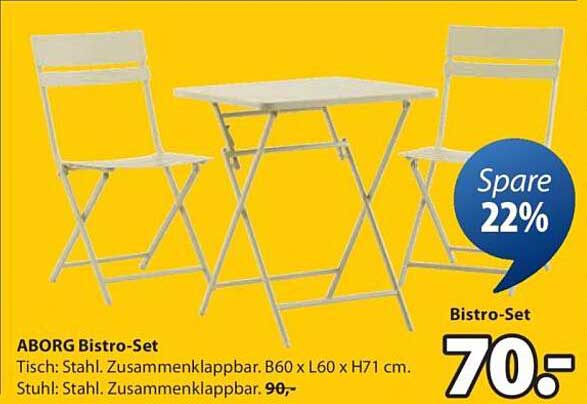 ABORG Bistro-Set - Jetzt zum Sonderpreis!