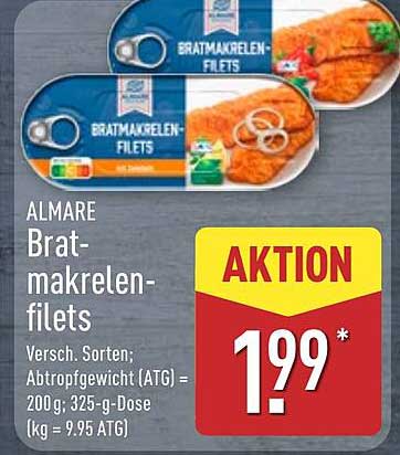ALMARE Bratmakrelen-Filets
