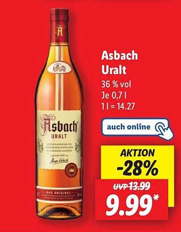Asbach Uralt 0,7 l - Genießen Sie den legendären Geschmack!