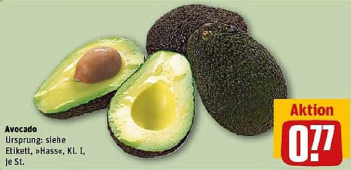 Avocado, je St. zum Preis von 0,77€