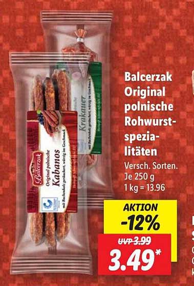 Balcerzak Original polnische Rohwurstspezialitäten
