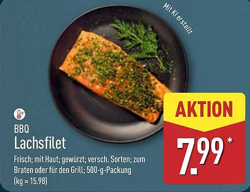 BBQ Lachsfilet