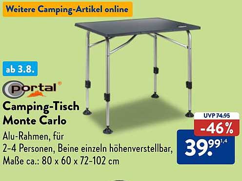 Camping-Tisch Monte Carlo