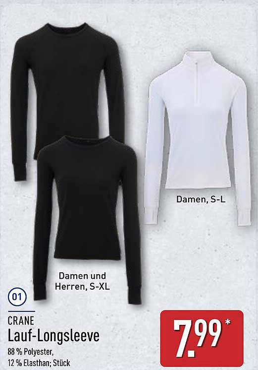 CRANE Lauf-Longsleeve