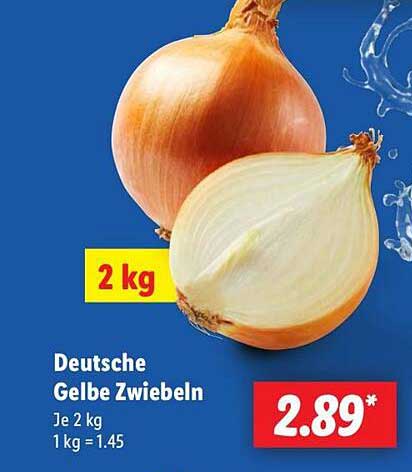 Deutsche Gelbe Zwiebeln je 2 kg