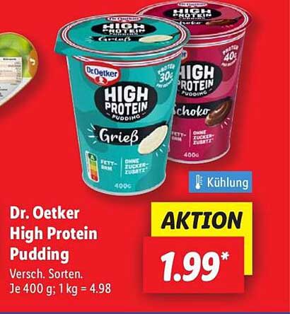 Dr. Oetker High Protein Pudding