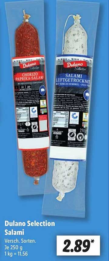 Dulano Selection Salami - Verschiedene Sorten