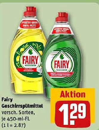 Fairy Geschirrspülmittel verschiedene Sorten 450 ml