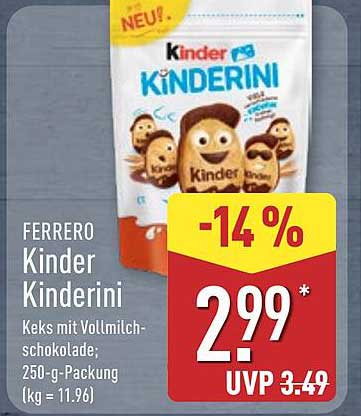 FERRERO Kinder Kinderini 250-g Packung