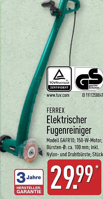 Ferrex Elektrischer Fugenreiniger