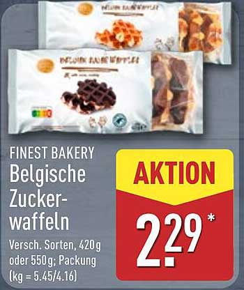 FINEST BAKERY Belgische Zuckerwaffeln, 420g oder 550g