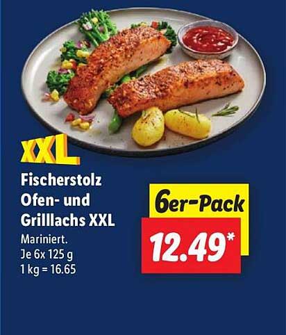 Fischerstolz Ofen- und Grilllachs XXL