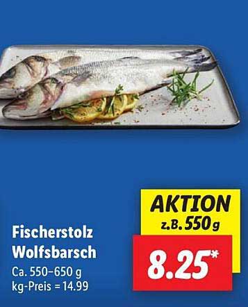 Fischertolz Wolfsbarsch (550-650 g)