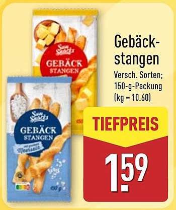 Gebäckstangen - Verschiedene Sorten; 150-g-Packung