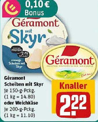 Géramont Scheiben mit Skyr
