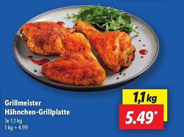 Grillmeister Hähnchen-Grillplatte