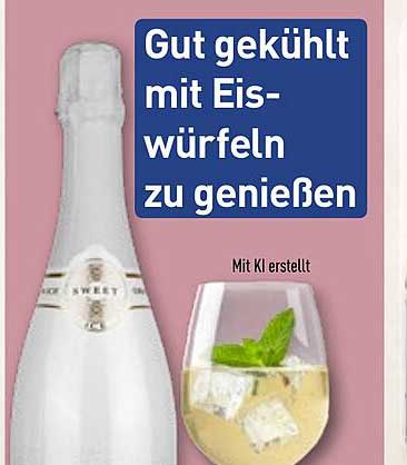 Gut gekühlt mit Eiswürfeln zu genießen