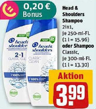 Head & Shoulders Shampoo 2in1 oder Classic