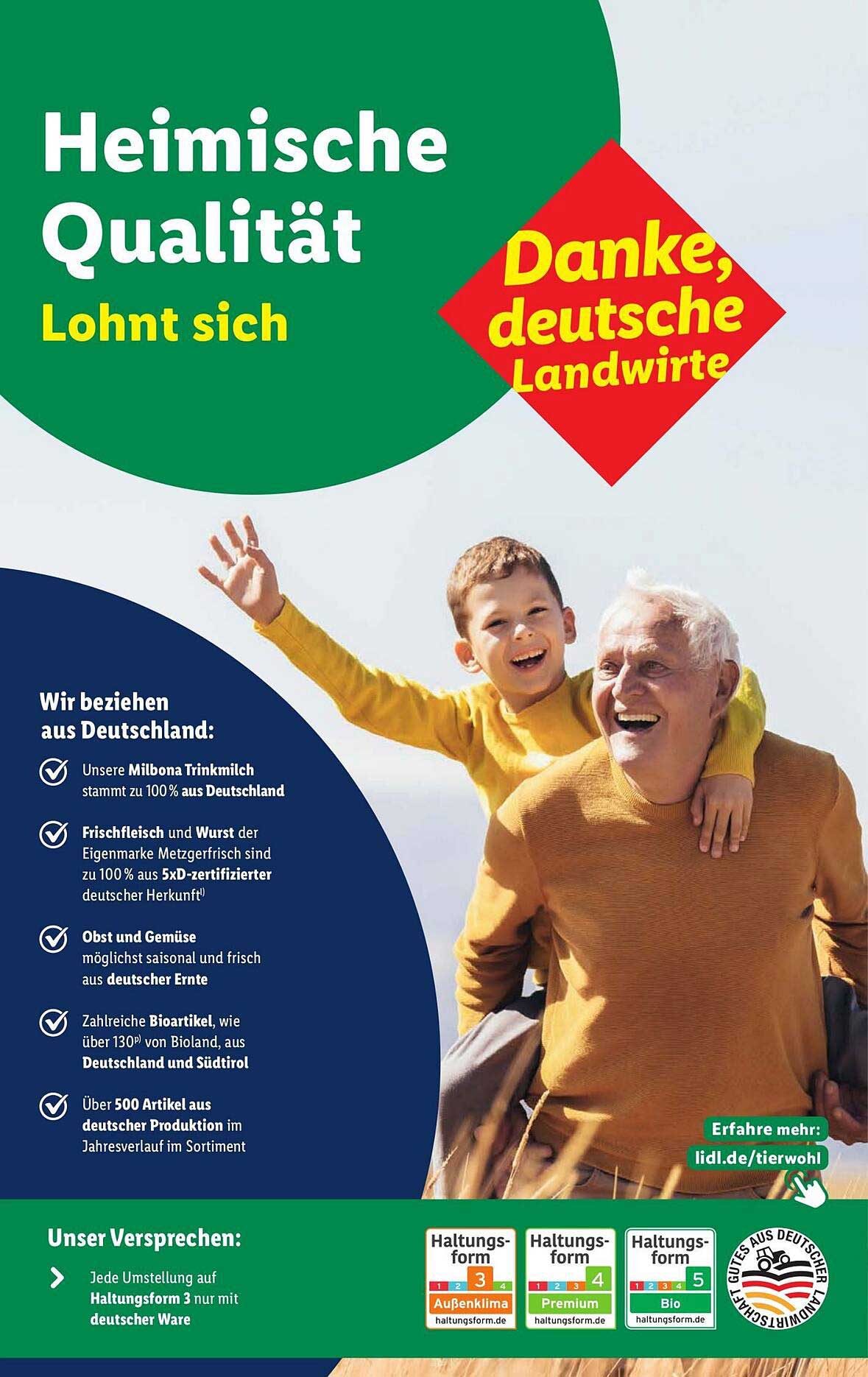 Heimische Qualität - Milchprodukte aus Deutschland
