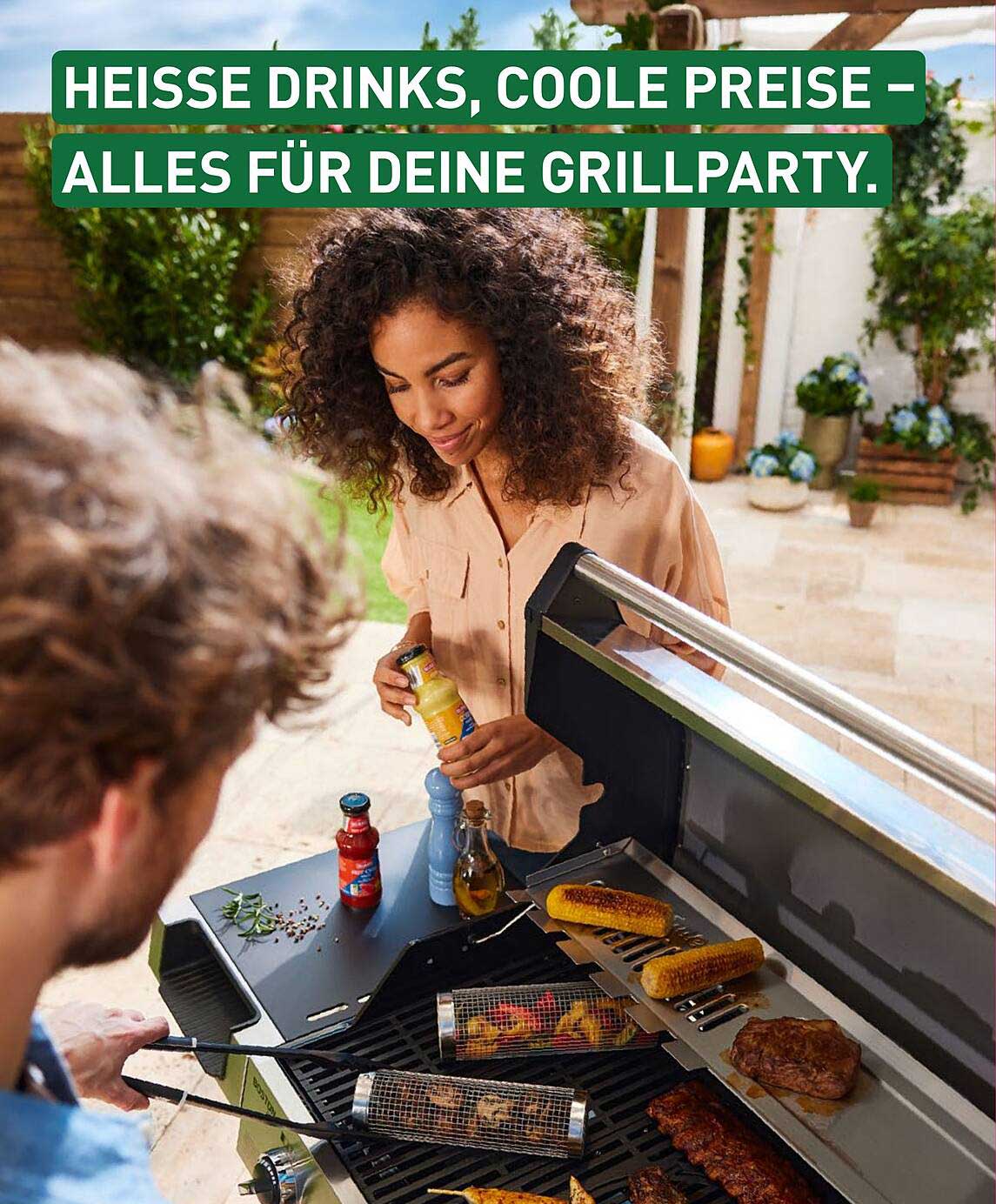 HEISSE DRINKS, COOLE PREISE – ALLES FÜR DEINE GRILLPARTY.