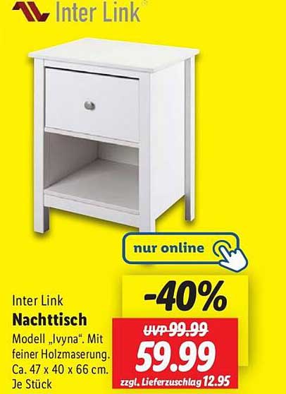 Inter Link Nachttisch Modell „Ivyna“