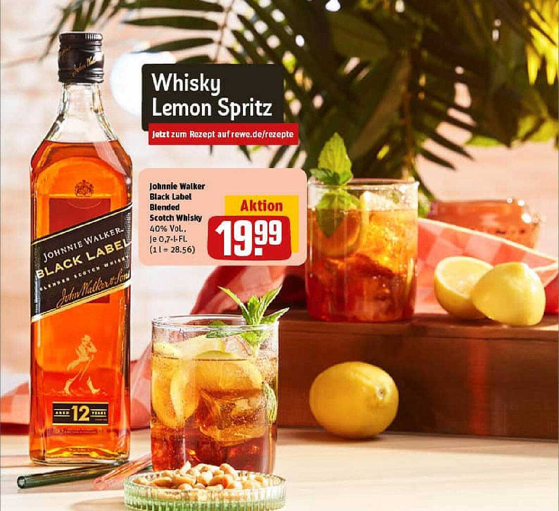 Johnnie Walker Black Label Blended Scotch Whisky 0,7l