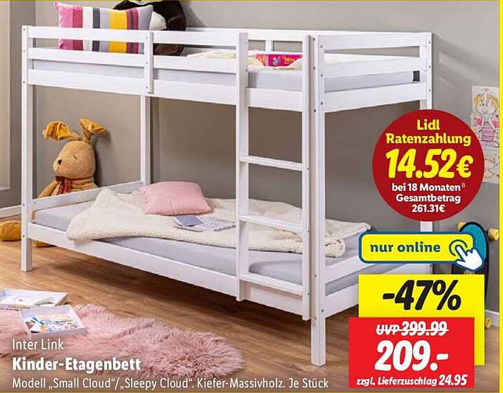 Kinder-Etagenbett "Small Cloud" von Inter Link